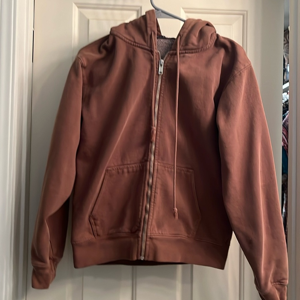 brown brandy melville christy hoodie